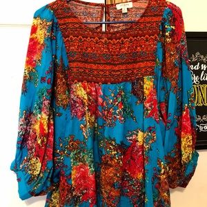 Umgee Floral Top